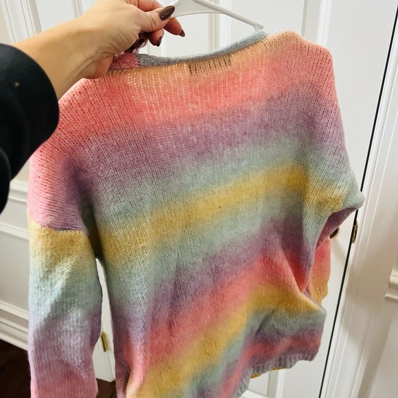Boohoo Multicolor Gradient Cardigan - Picture 4 of 5